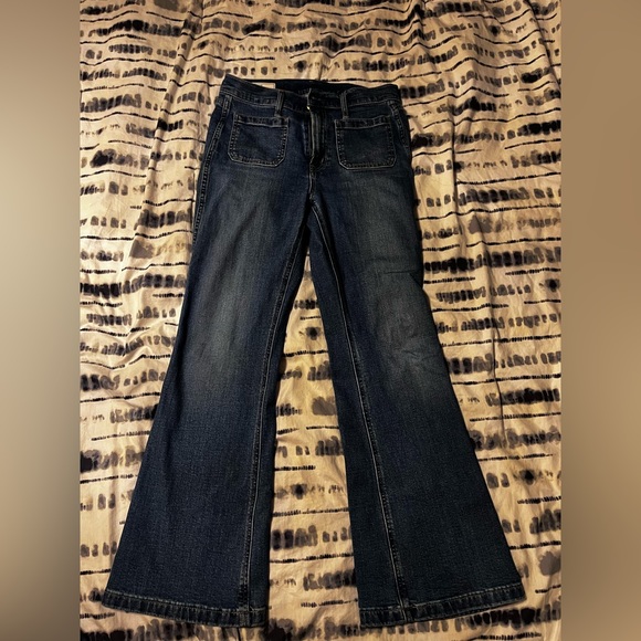 High Rise '70s Flare Jeans with Washwell - Picture 2 of 7
